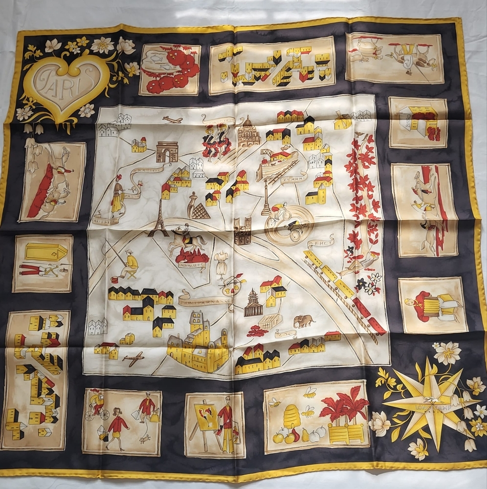 Longchamp Vintage Scarf Like New